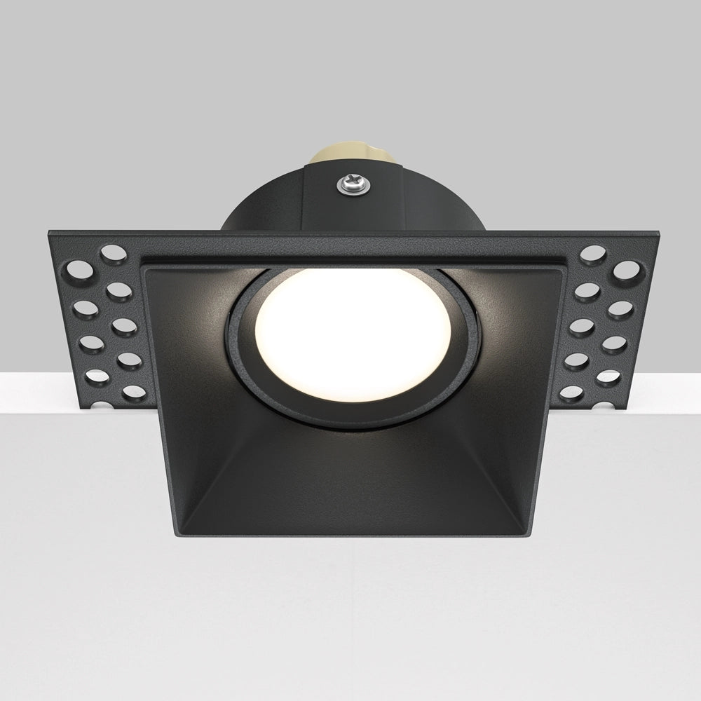 Maytoni DOT faretto incasso quadrato nero GU10 alluminio