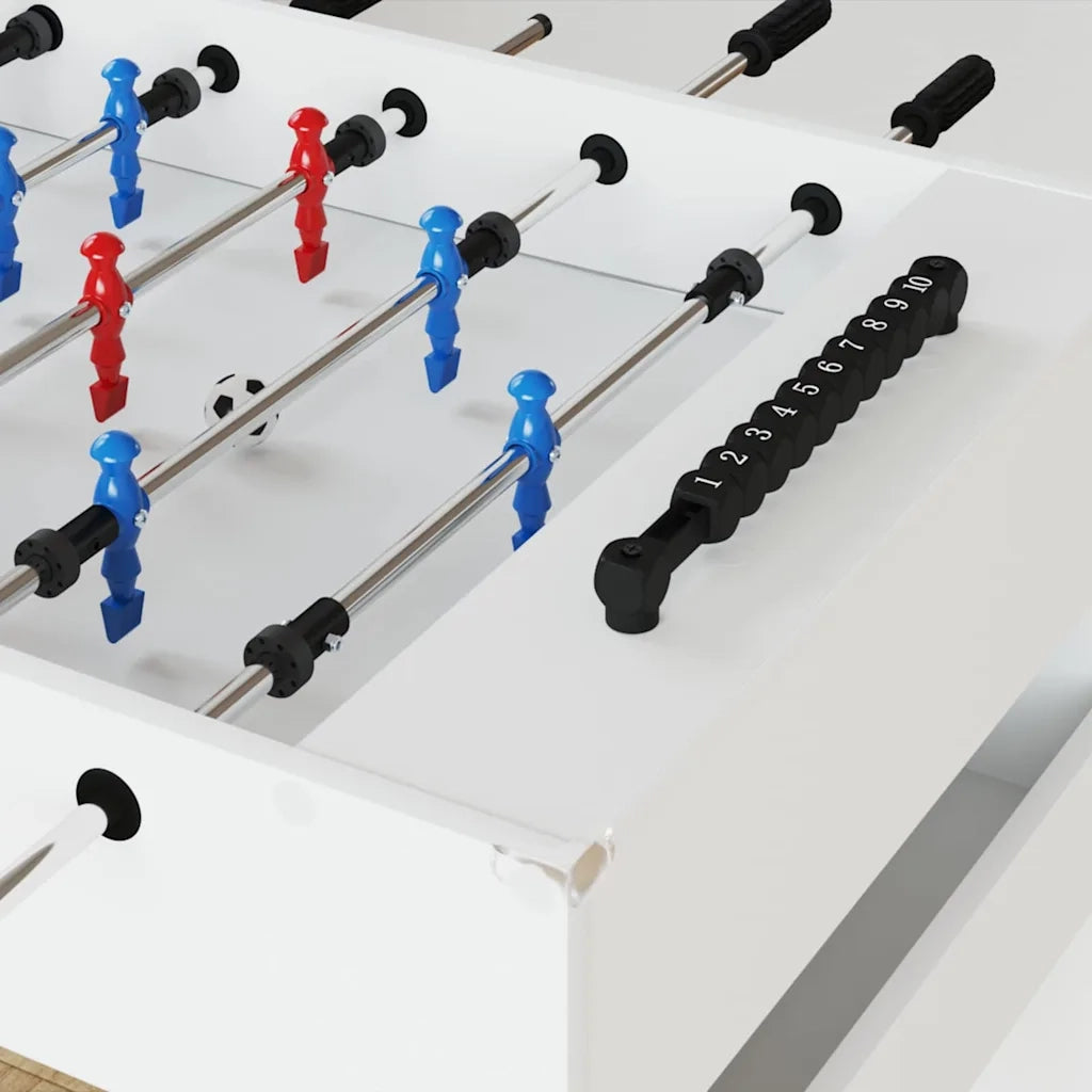 Tavolo da Foosball Bianco 125 x 60,5 x 80 cm Legno multistrato CFW4505716