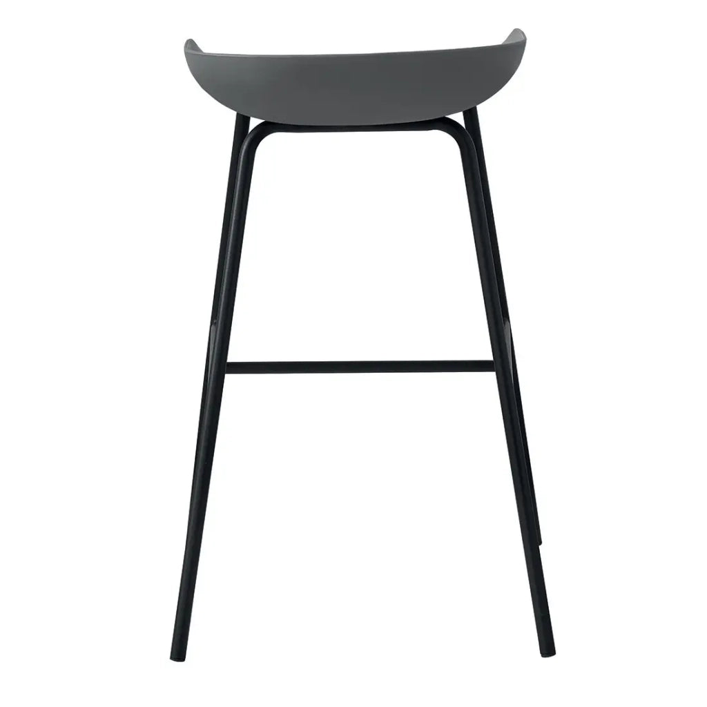 Sedia da bancone design grigio. Collezione SIRA