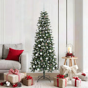 Albero di Natale artificiale con 300 LED Verde 180 cm 3395823