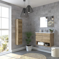 Mobile bagno sospeso 64 x 80 x 45 cotton/clint finitura nordik