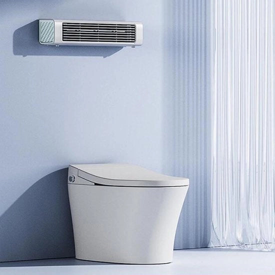 Ventilatore oscillante a tre velocità con controllo a distanza USB ricaricabile senza pale per la montaggio a muro per camera da letto cucina ufficio ventilatore oscillante personalizzato.