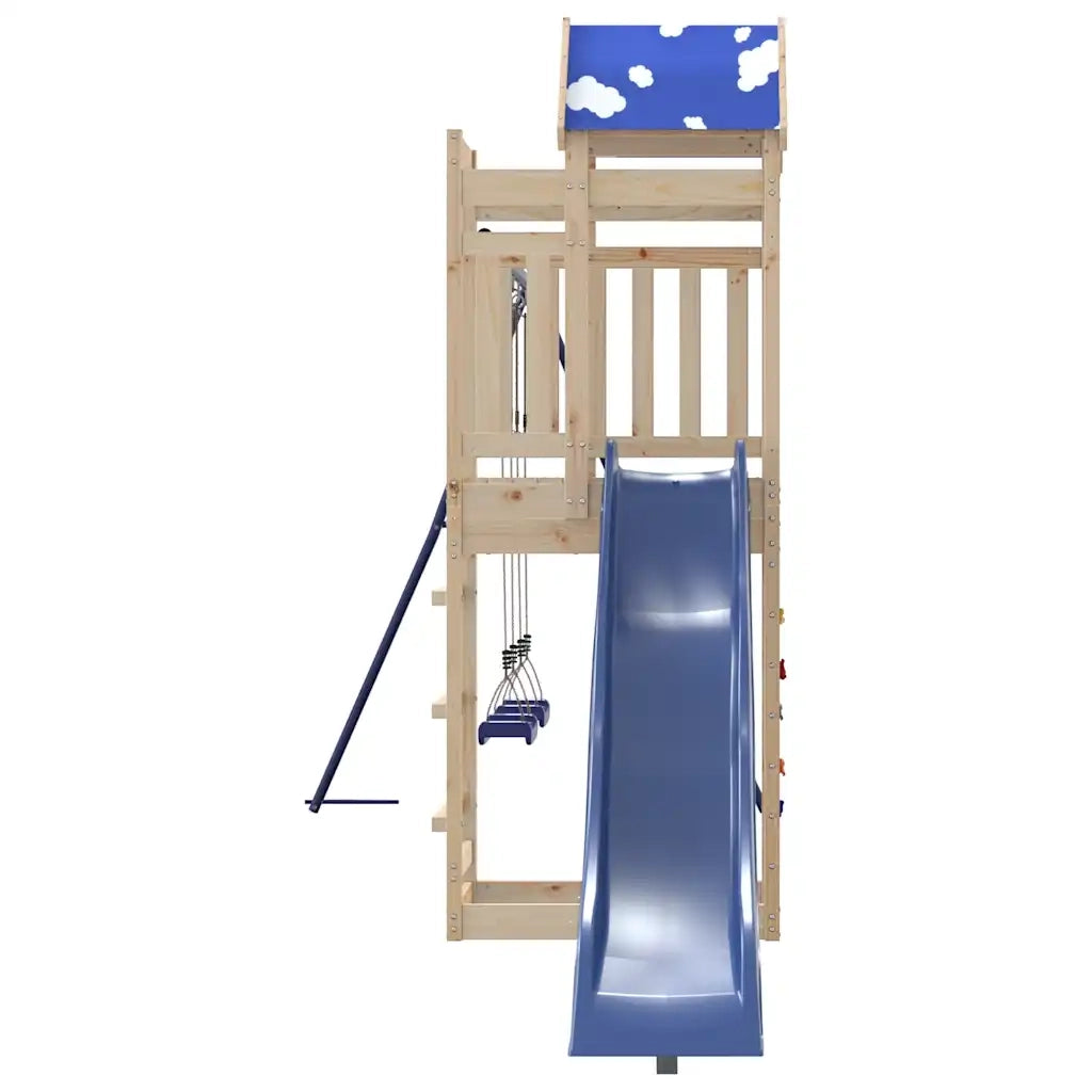 Set da Gioco da Esterno in Legno Massello di Pino 3279166