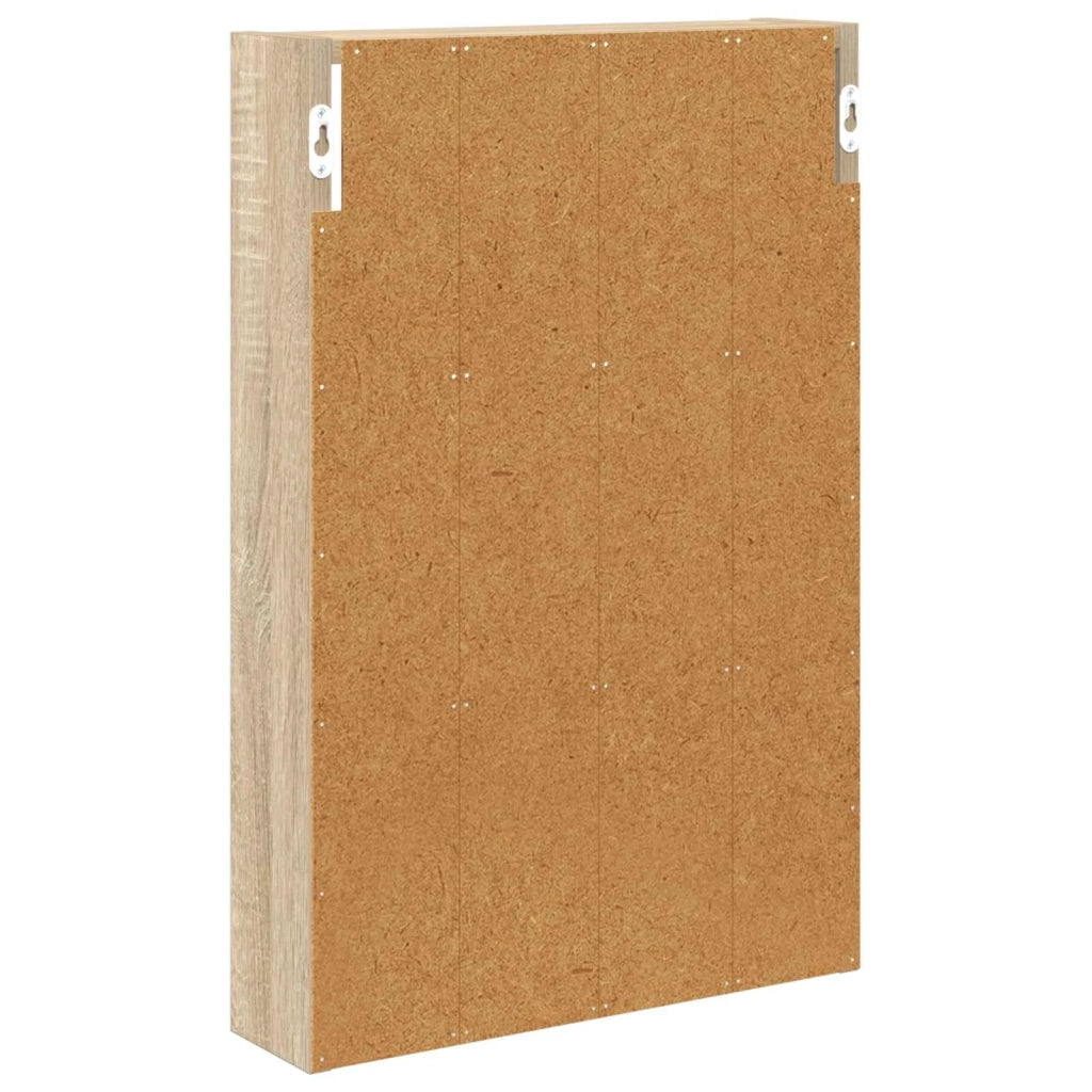 Armadio da bagno a muro Rovere Sonoma 40 x 10 x 60,5 cm 889353