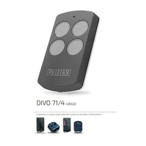 TELECOMANDO RADIOCOMANDO TRASMETTITORE JUBI SMALL 433 2 TR FADINI 4334L CANALI