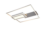 Plafoniera LED geometrica SPIRO RL 32W cromo 53 cm