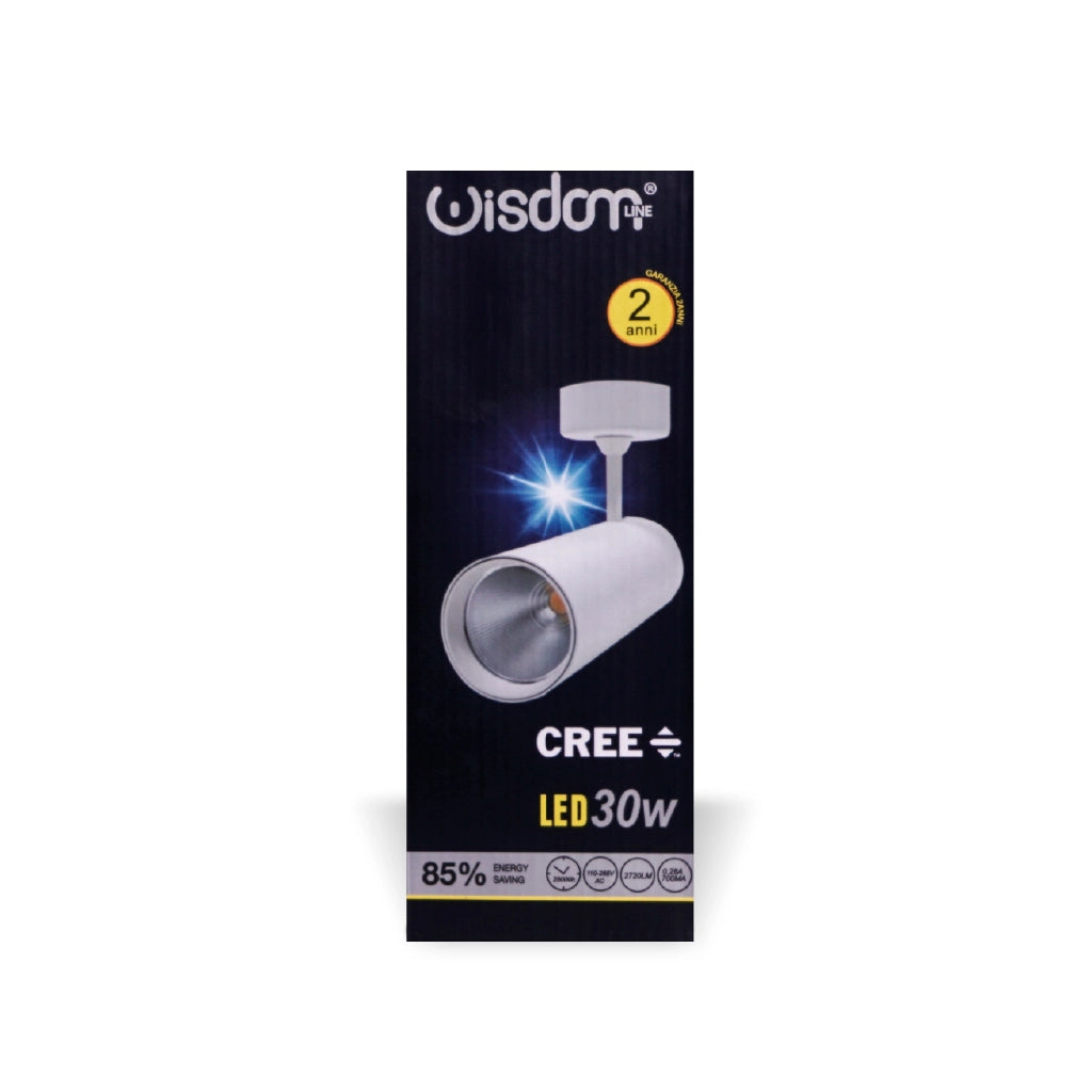 Faretto led 30w COB 3000k