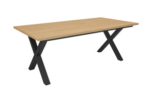 Tavolo da Pranzo, 194x90x74 cm, Per 10 persone, Tavolo Cucina, Rovere soft