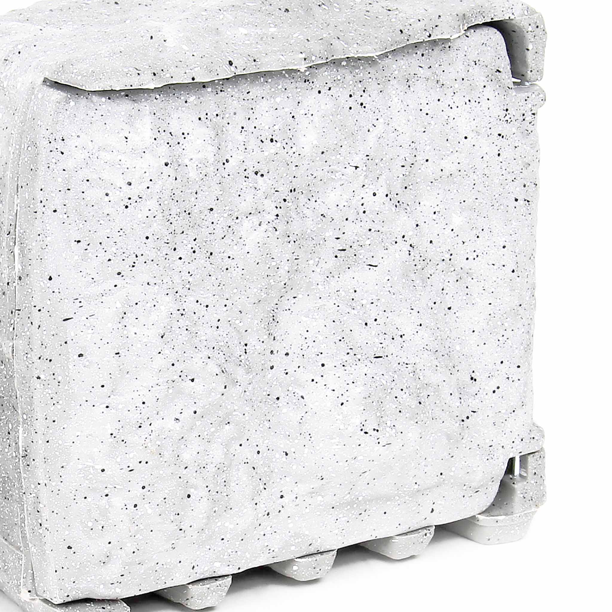 Presa multipla con timer, effetto pietra, Multipresa per esterno con 2 prese, protezione IP44