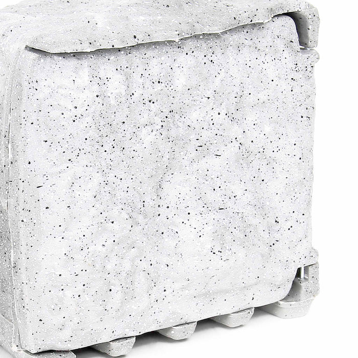 Presa multipla con timer, effetto pietra, Multipresa per esterno con 2 prese, protezione IP44