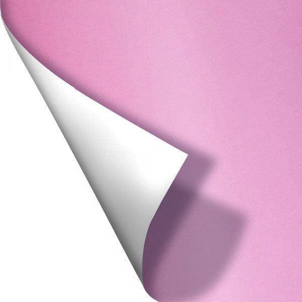 ROSA CAMERETTA - Pellicola polimerica adesiva da 122cm di base Misura: 122x500 cm