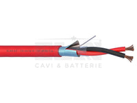 MATASSA CAVO ELAN ALLARME ANTINCENDIO TW + SCHERMO 2X0,50 PVC 032051R 100MT