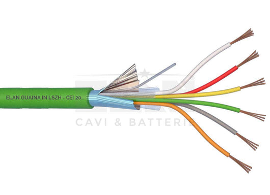 MATASSA CAVO ELAN ALLARME SCHERMATO 6X0,22 GUAINA LSZH 240061 100MT 100 M BOBINA