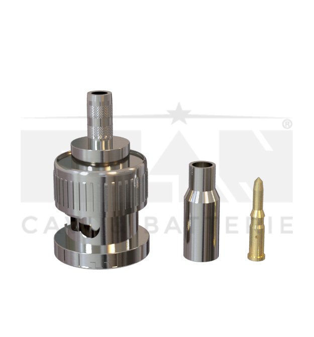 CONNETTORE BNC A CRIMPARE PER MATASSA CAVO ELAN MCX-RG179 408010