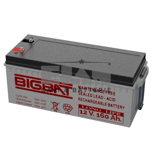 BATTERIA ELAN BIGBAT AL PIOMBO 12V 160Ah LONG LIFE 01292