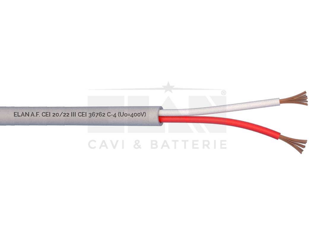 MATASSA CAVO ELAN SEGNALE CITOFONO FROR 2X0,50 NON SCHERMATO 070251 100MT BOBINA