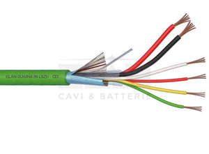 MATASSA CAVO ELAN ALLARME SCHERMATO 2X0,50+4X0,22 GUAINA LSZH 245041 100MT