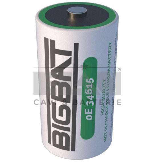 BATTERIA ELAN BIGBAT 3,6V - ER34615 - D 0E34615 CONFEZIONE 10 PEZZI