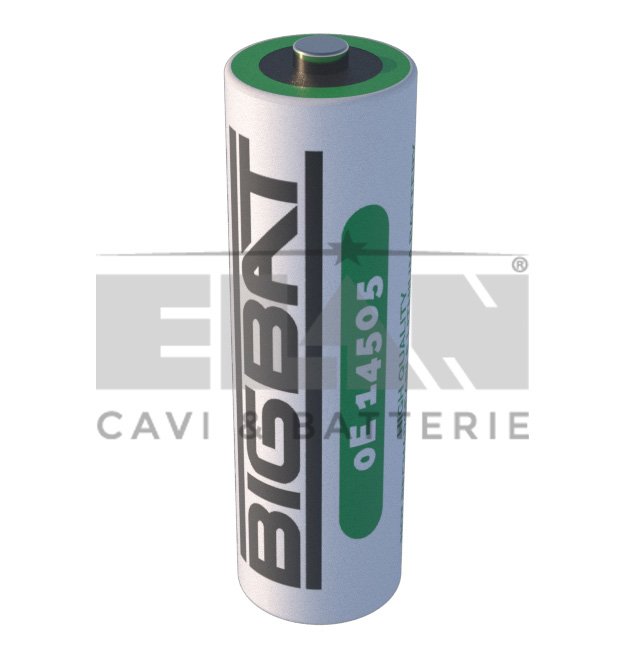 BATTERIA ELAN BIGBAT 3,6V - ER14505 - AA 0E14505 CONFEZIONE 10 PEZZI