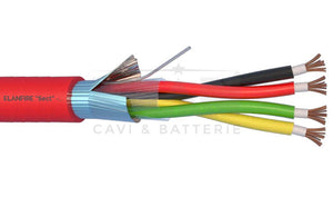 MATASSA CAVO ELAN ANTINCENDIO ELANFIRE TW + SCHERMO 2X2X0,50 284051R 100MT