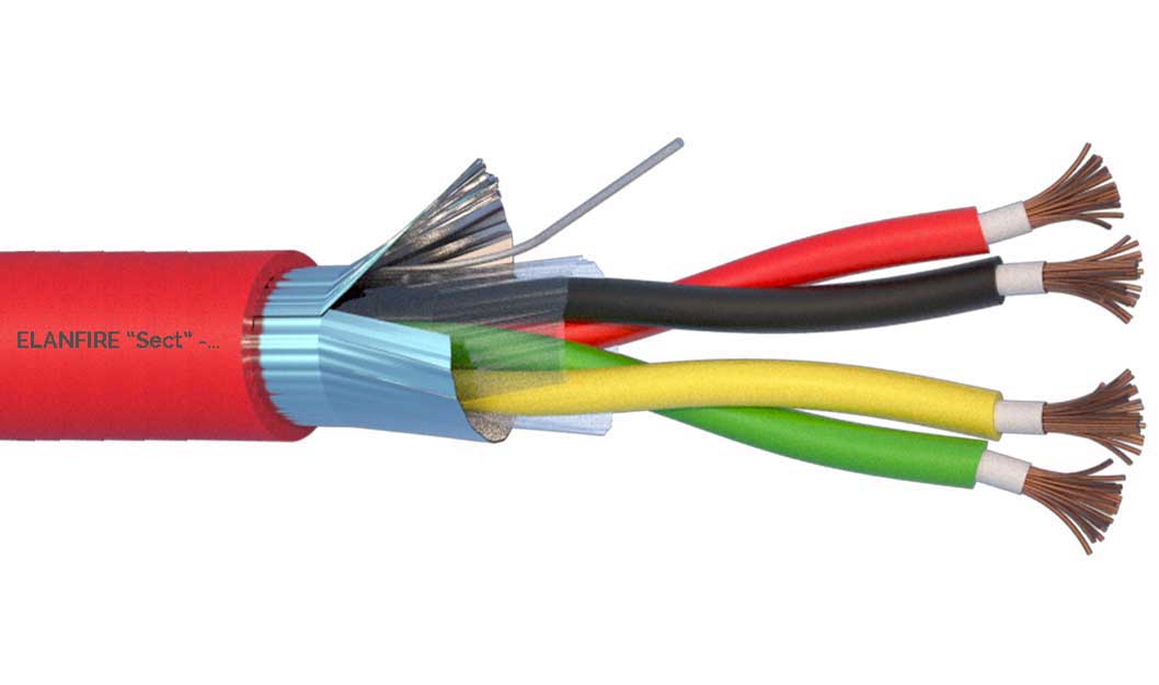 MATASSA CAVO ELAN ANTINCENDIO ELANFIRE TW + SCHERMO 2X2X1,00 284101R 100MT