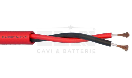 MATASSA CAVO ELAN INCENDIO ELANFIRE TWISTATO NON SCHERMATO 2X1,00 272101R 100MT