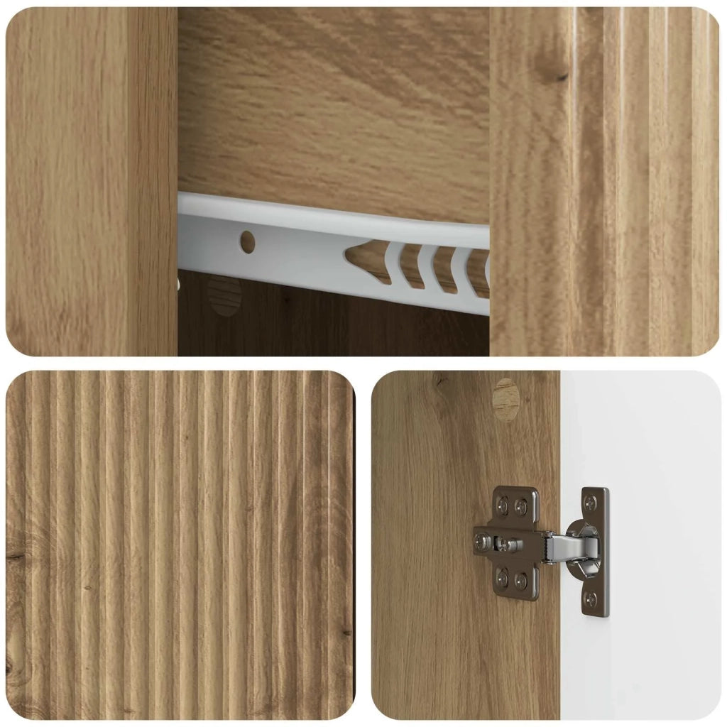 Credenza con cassetto Rovere Artigianale 66 x 34,5 x 90 cm 894634