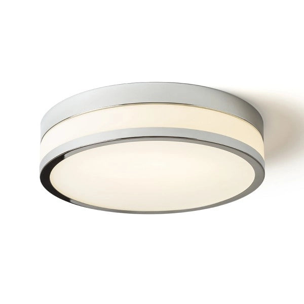 Plafoniera CIRA LED 35 da soffitto  vetro opalino/cromo 230V LED 24W IP44  3000K