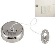 Corrimano in Nylon 2,8 m - Filo in Acciaio Inossidabile 304 - Peso Sostenibile 3 kg - Installazione Facile - Adatto per Bagno/Terrazza