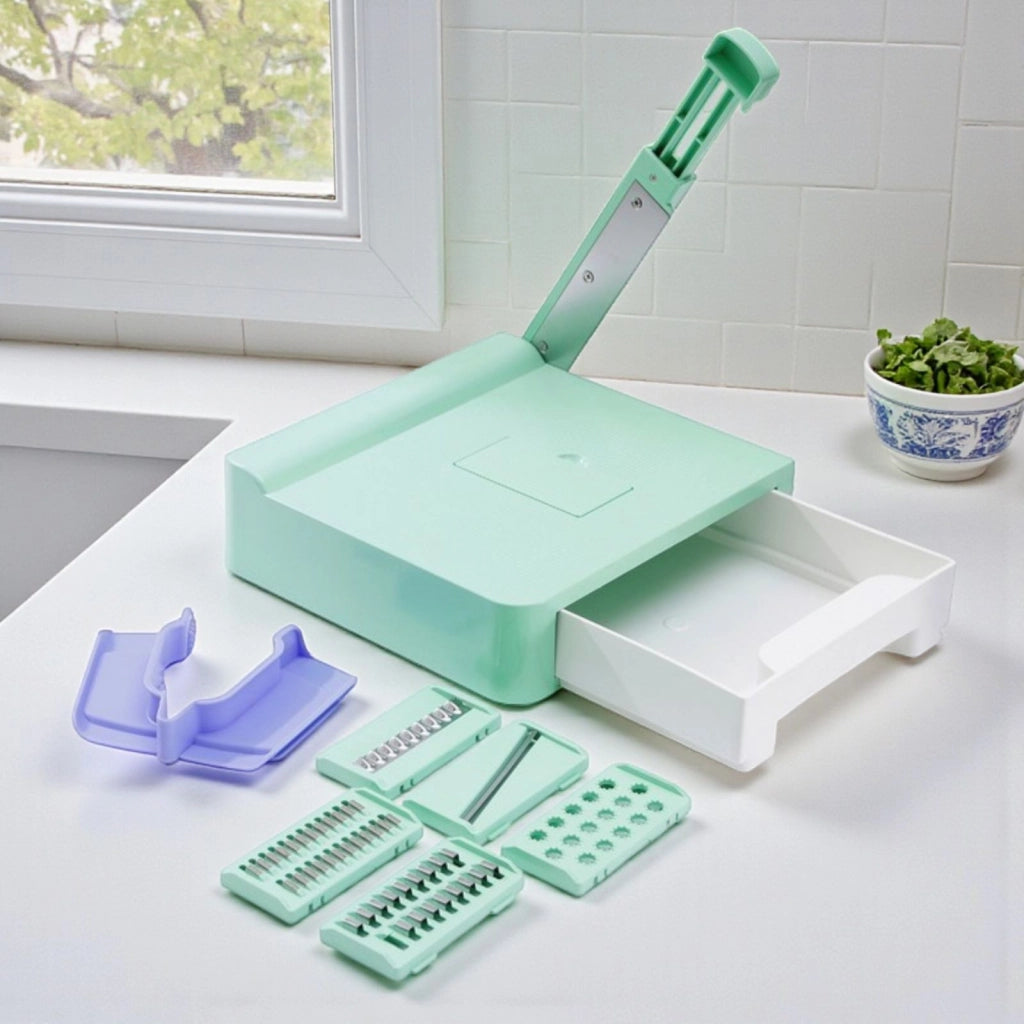 Affettatrice Mandolina Affetta Verdure Manuale Spessore Regolabile 6 in 1 Julien