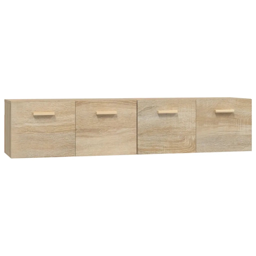 Mobili Parete 2 pz Rovere Sonoma 80x35x36,5cm Legno Multistrato cod mxl 34393