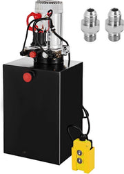 Pompa idraulica per carrello per polli - Unità a due velocità 12V - Pompa a doppia velocità - 59x29x28 cm - Potente e efficiente