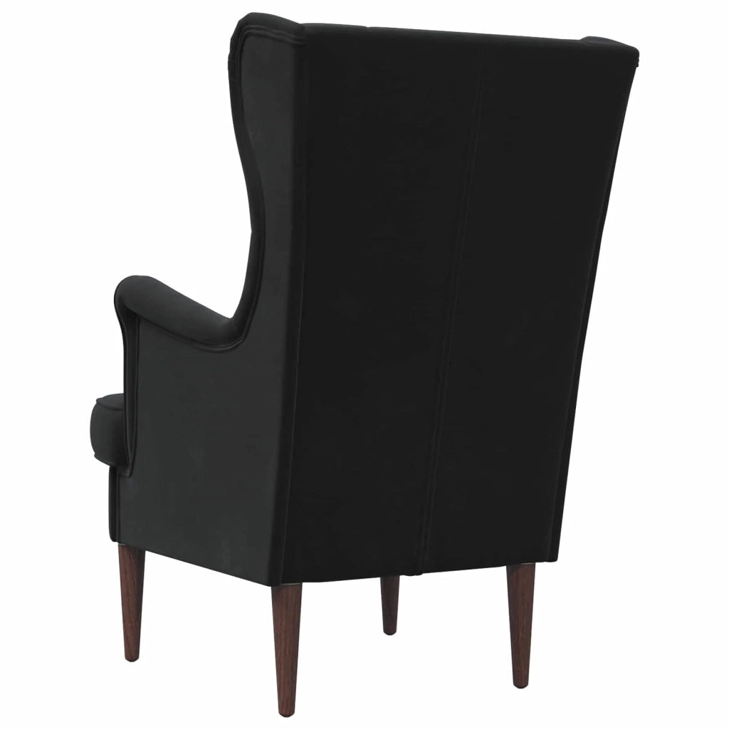 Divano Sedia-Poltrona-Poltroncina Nero Velluto 485549