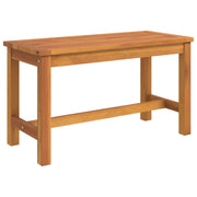 Panca da giardino mobili da esterno per patio terrazza 80 x 35 x 45 cm legno massello di acacia 02_0011332