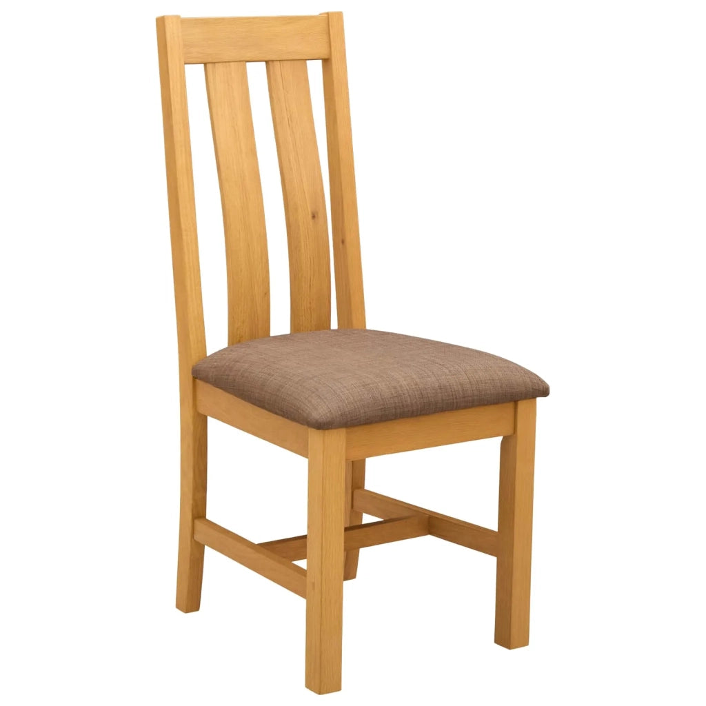 Sedia da pranzo 2 pcs Legno di Quercia Massello Grigio 42039158