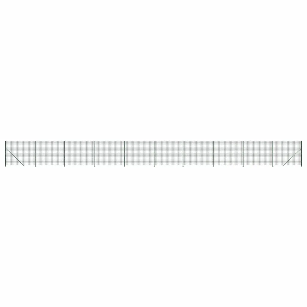 Recinzione Metallica con Flangia Verde 2x25 m 154190