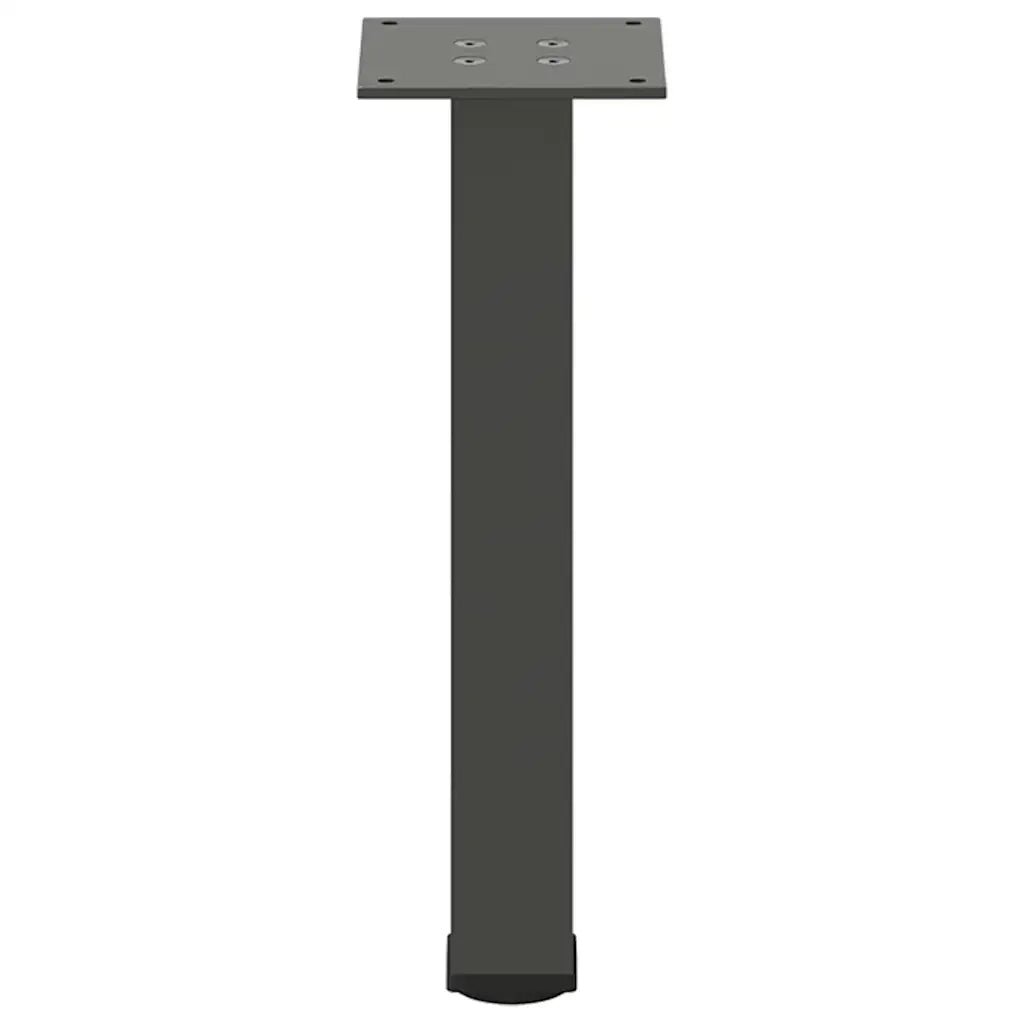 Gambe per tavolino 4 pz Antracite 30-32 cm Acciaio