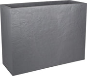 Loft L 46 cm – decorazione in pietra – doppia parete – spazio di accumulo acqua – 78 x 29 x 60 cm – grigio ciottolato
