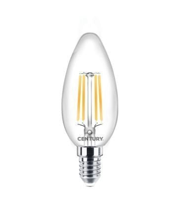 Century Lampadina Led Filamento Candela E14 4W 470lm 4000k