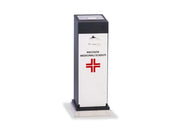 Contenitore farmaci scaduti 258 Giochipark zincato 47lt 36x36x99h anti-prelievo