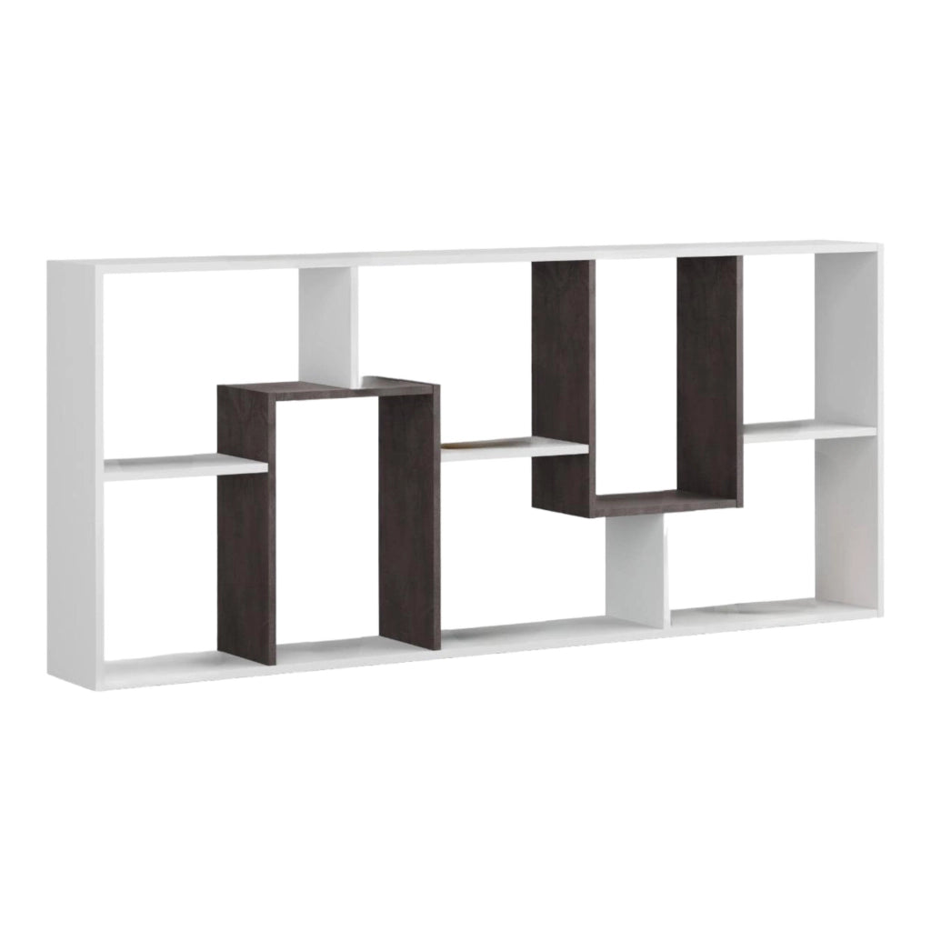 Biblioteca Arconnor, Libreria 6 Ripiani, 80x25x180h cm Bianco