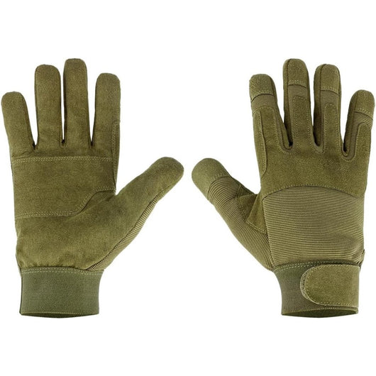 Topex 97-608-9 guanti tattici in pelle sintetica, misura 9