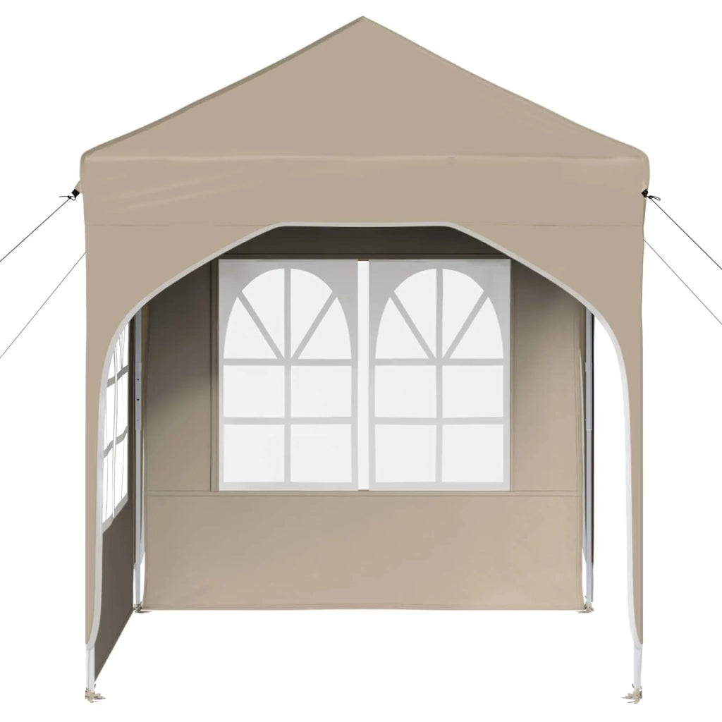 Tenda per feste a pop-up 192 x 192 x 245 cm Crema 42019823