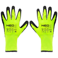 Topex 97-613-8 guanti da lavoro isolati nylon spalmato con latti