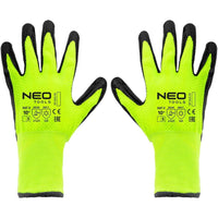 Topex 97-613-9 guanti da lavoro isolati nylon spalmato con latti