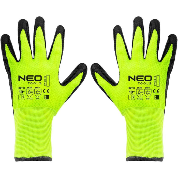 Topex 97-613-9 guanti da lavoro isolati nylon spalmato con latti