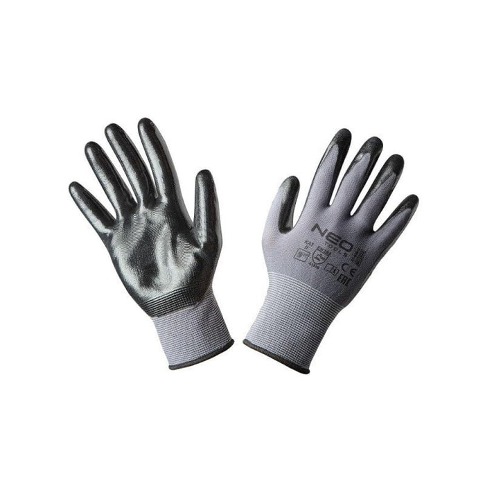 Topex 97-616-10 guanti da lavoro nylon rivestito di nitrile 41 ds