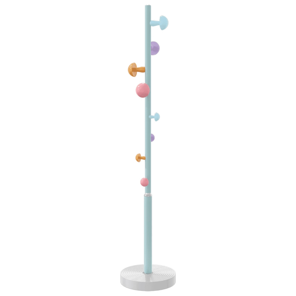 Appendiabiti Blu 172 cm in Ferro Verniciato a Polvere CFW2986114