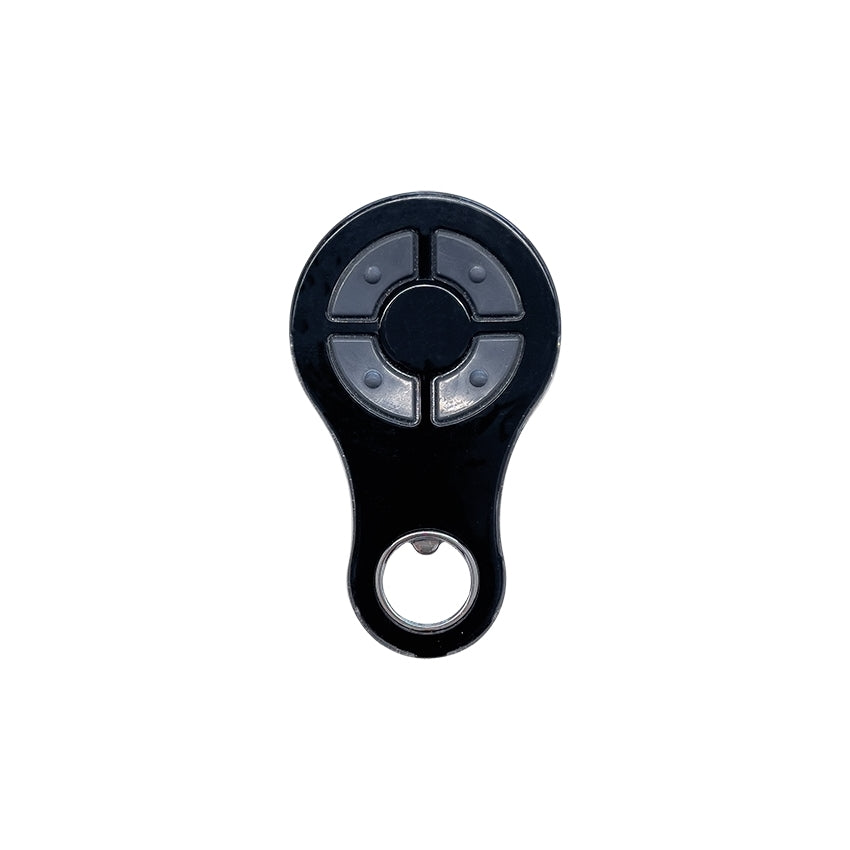 10 PZ RADIOCOMANDO NERO RESISTENTE ALL'ACQUA 4 CANALI 433 MHZ KEY AUTOMATION 44R