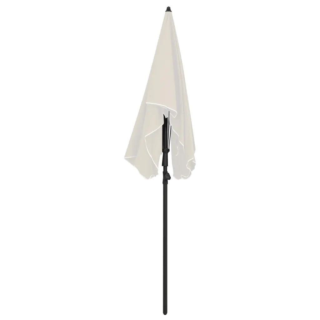 Ombrellone da Giardino con Palo 200x130 cm Sabbia 315551